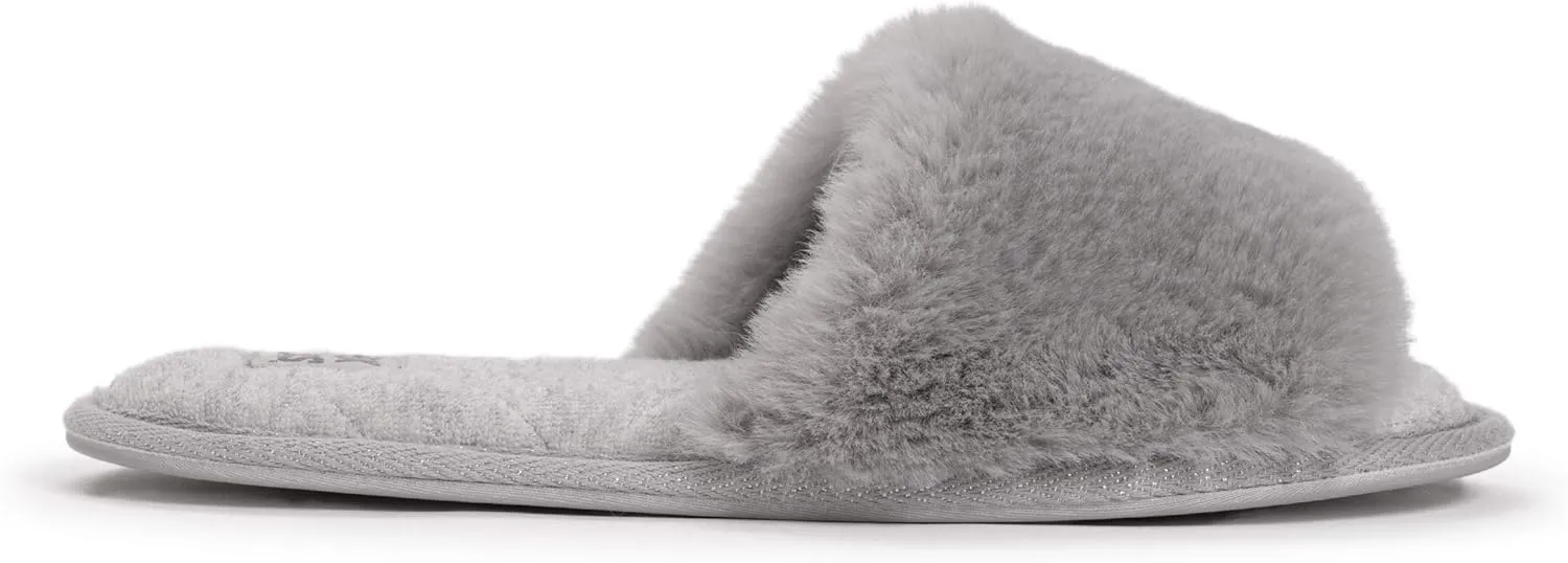 MUK LUKS Women's Sariah Slide Slipper-Snow White