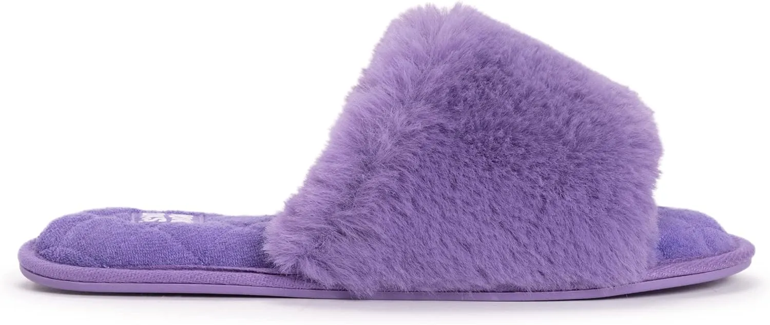 MUK LUKS Women's Sariah Slide Slipper-Snow White