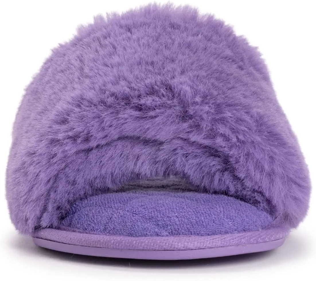 MUK LUKS Women's Sariah Slide Slipper-Snow White