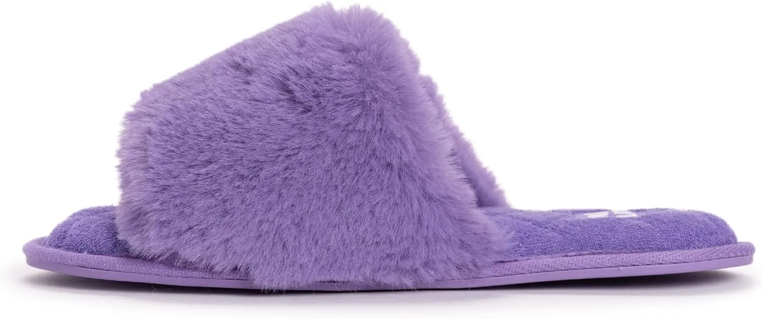 MUK LUKS Women's Sariah Slide Slipper-Snow White