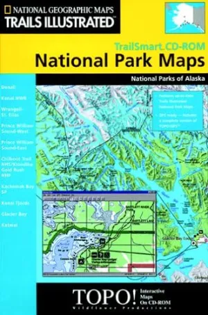 National Geographic TrailSmart National Parks Alaska Topographical Map CD-ROM (Windows)