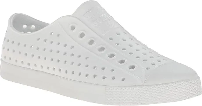 Native Shoes Jefferson, Lightweight & Waterproof Adult Shoe, Shell White/Shell White