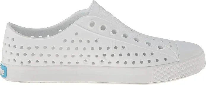 Native Shoes Jefferson, Lightweight & Waterproof Adult Shoe, Shell White/Shell White