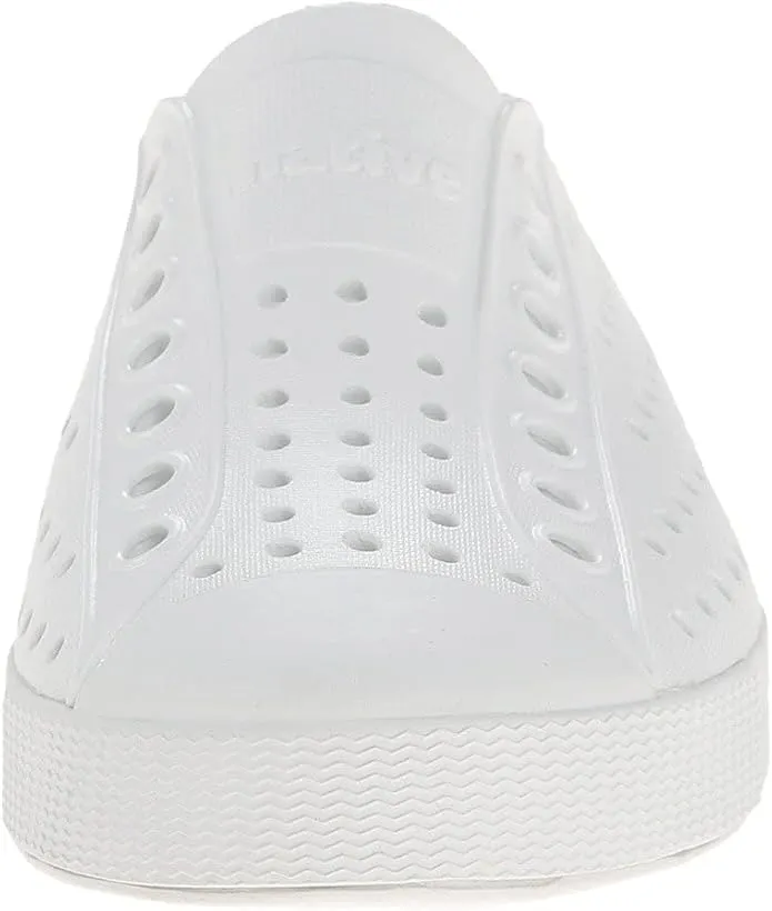 Native Shoes Jefferson, Lightweight & Waterproof Adult Shoe, Shell White/Shell White