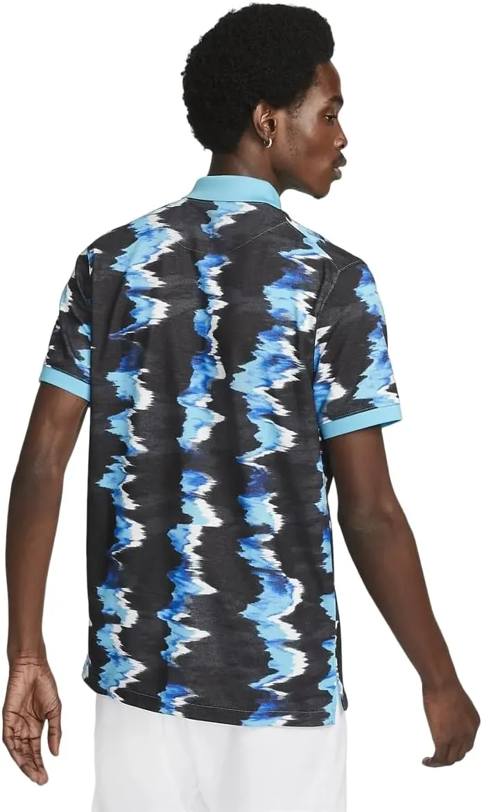 Nike The Polo Men's Slim Fit Polo Melbourne Court Tennis Short Sleeve Premium Woven Shirt
