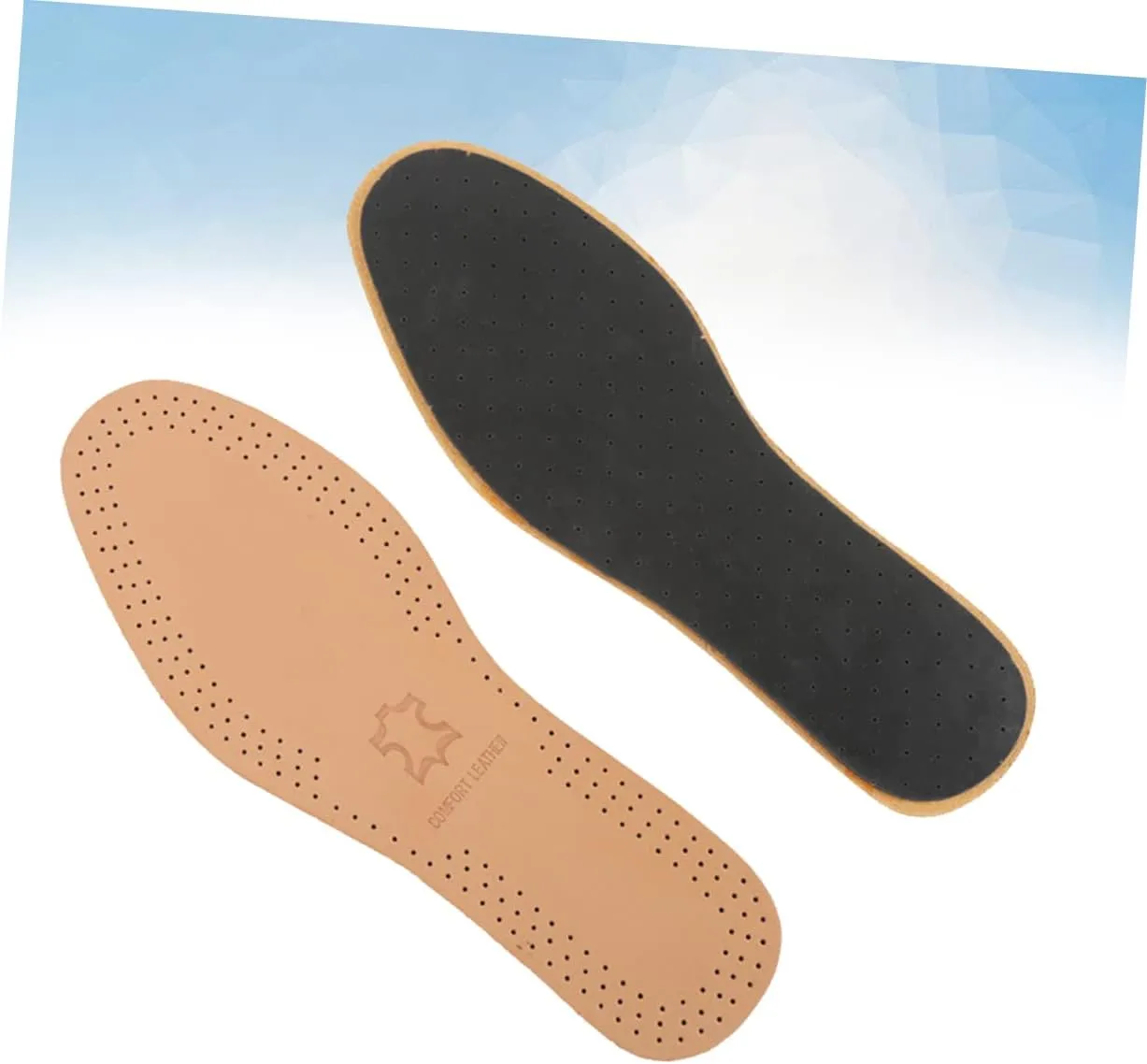 NOLITOY Sport Insoles Breathable for Foot Shock-Absorbing Latex Shoe Pads for Size 43-44