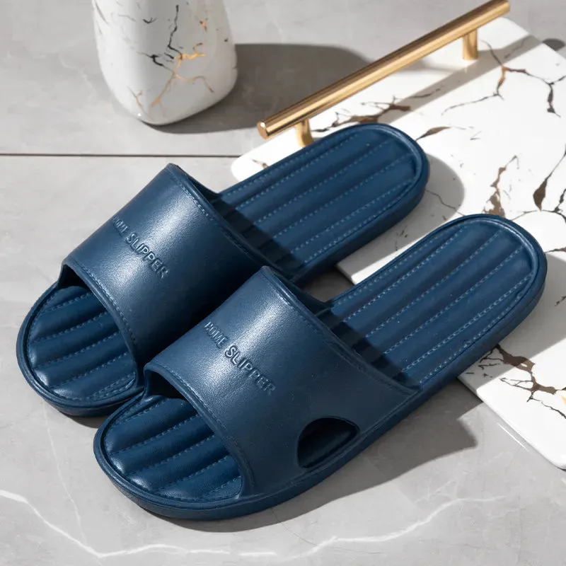 Non Slip EVA Floor Flat Solid Color Slipper