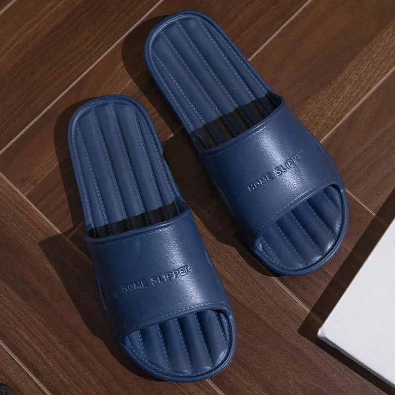 Non Slip EVA Floor Flat Solid Color Slipper