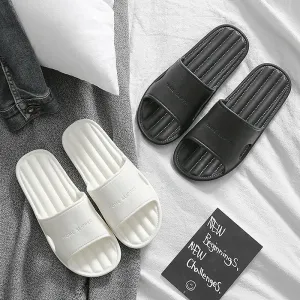 Non Slip EVA Floor Flat Solid Color Slipper