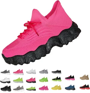 Nurse Babe Shoes for Nurses Women, Mesh Breathable Non-Slip Lightweight Casual Shoes