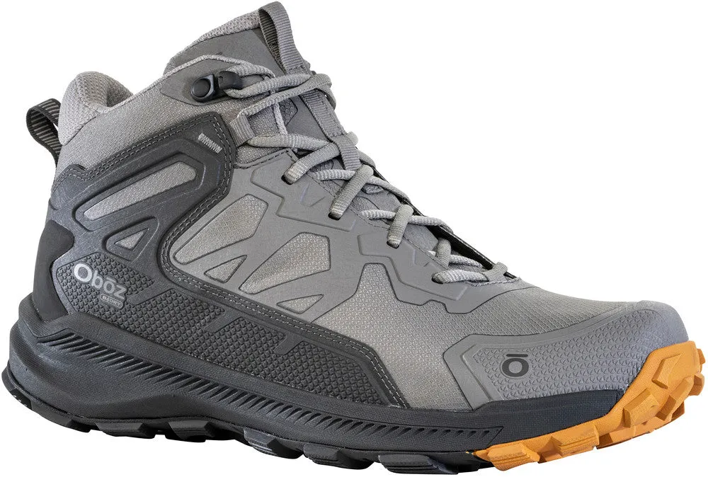 Oboz Men's Katabatic Mid Waterproof Hiking Shoe - Hazy Gray