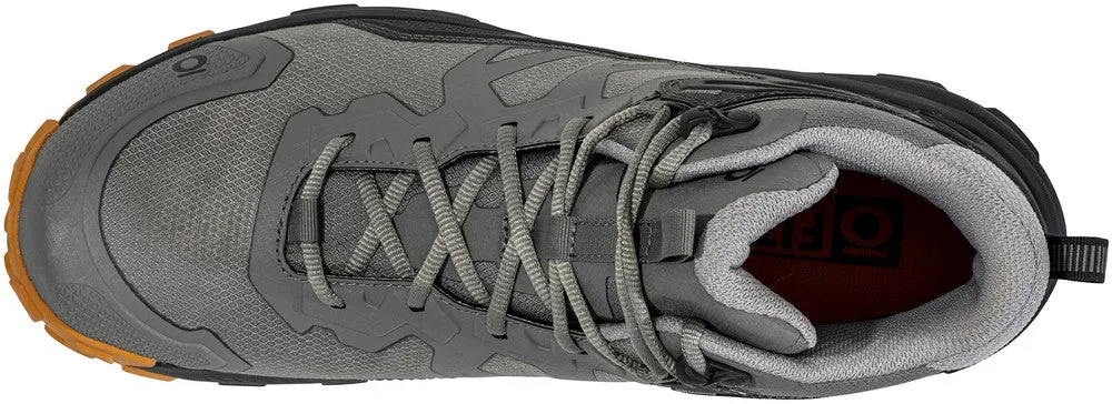 Oboz Men's Katabatic Mid Waterproof Hiking Shoe - Hazy Gray