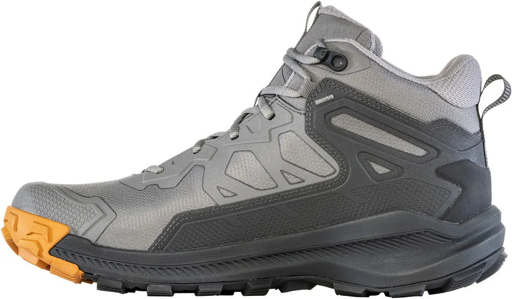 Oboz Men's Katabatic Mid Waterproof Hiking Shoe - Hazy Gray