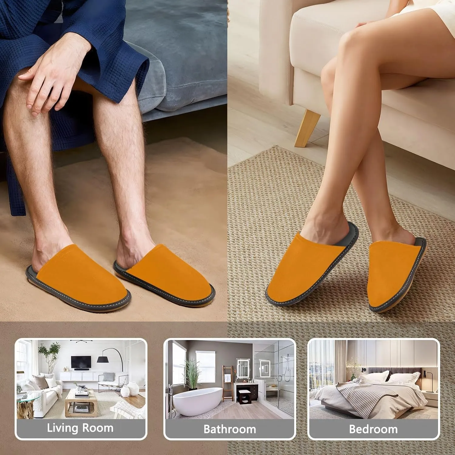 ODAWA Leopard Print Warm Shoe House Slippers for Grandma Mom, Fall House Slippers with Memory Foam Anti-Skid Sole