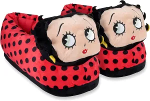 Odd Sox, Betty Boop, Fun Indoor Novelty Slippers, Big Fuzzy Cozy