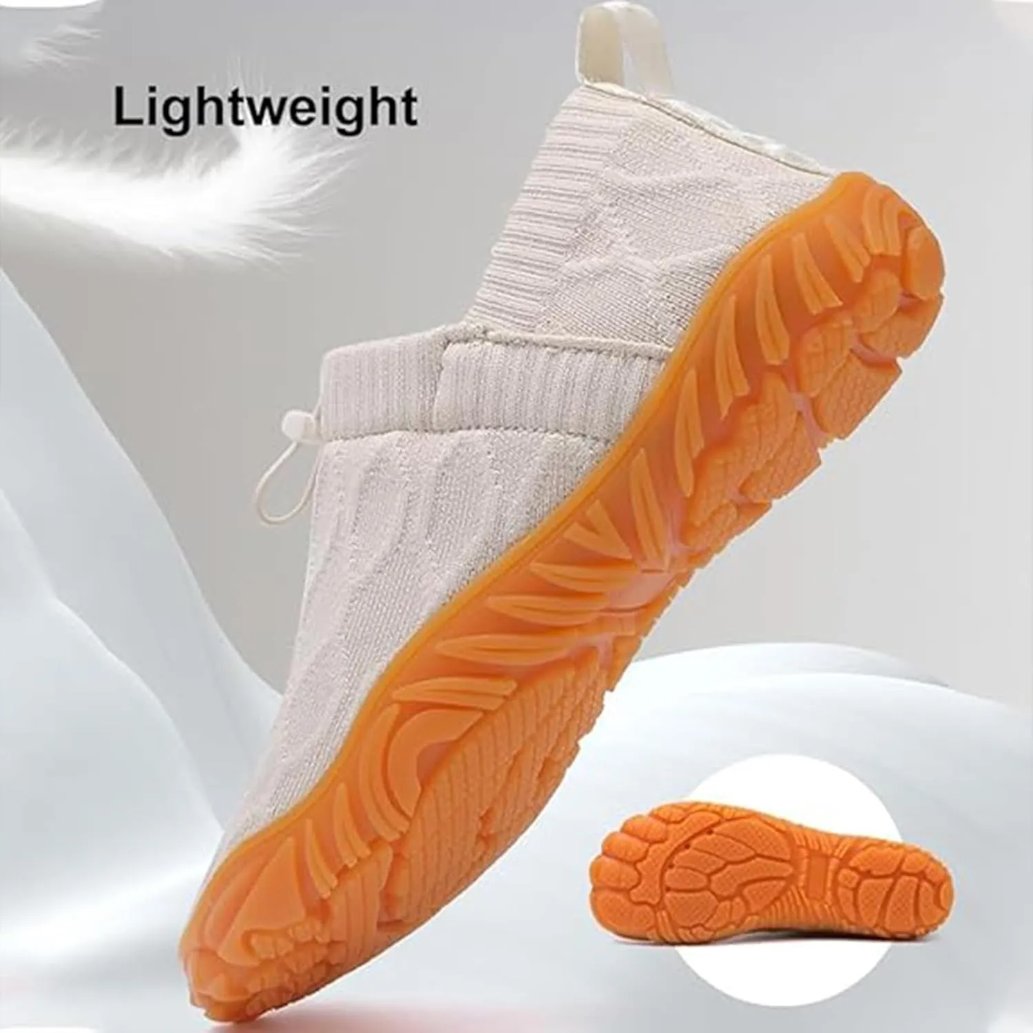 Oobend Slip On Barefoot Shoe Women Men - Comfortable Lightweight Waterproof Barefoot Water Shoes Breathable Minimalist Beach Outdoor Running Sneakers