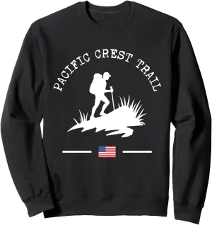 Pacific Crest Trail Hiker Sierra Nevada Cascade Mountains Sweatshirt