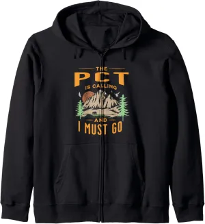 Pacific Crest Trail PCT Thru Hiking Zip Hoodie