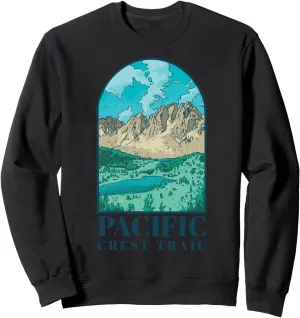 Pacific Crest Trail Scenic Landscape Sweatshirt