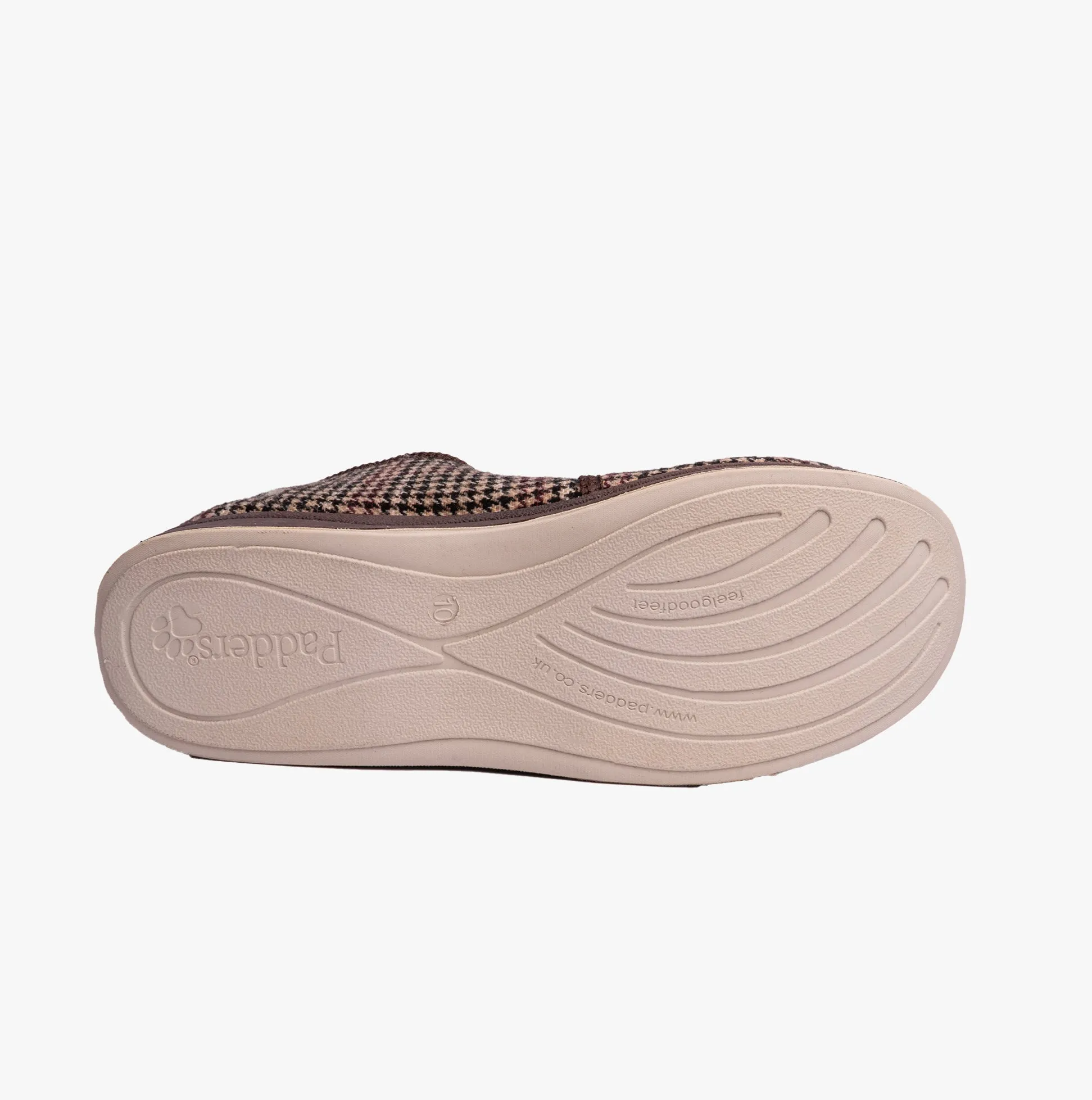 Padders ALBERT 2 Mens (G Fit) Slippers Brown Hounds Tooth