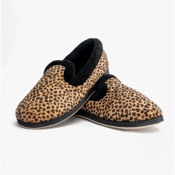 Padders REPOSE Womens (EE Fit) Full Slippers Animal