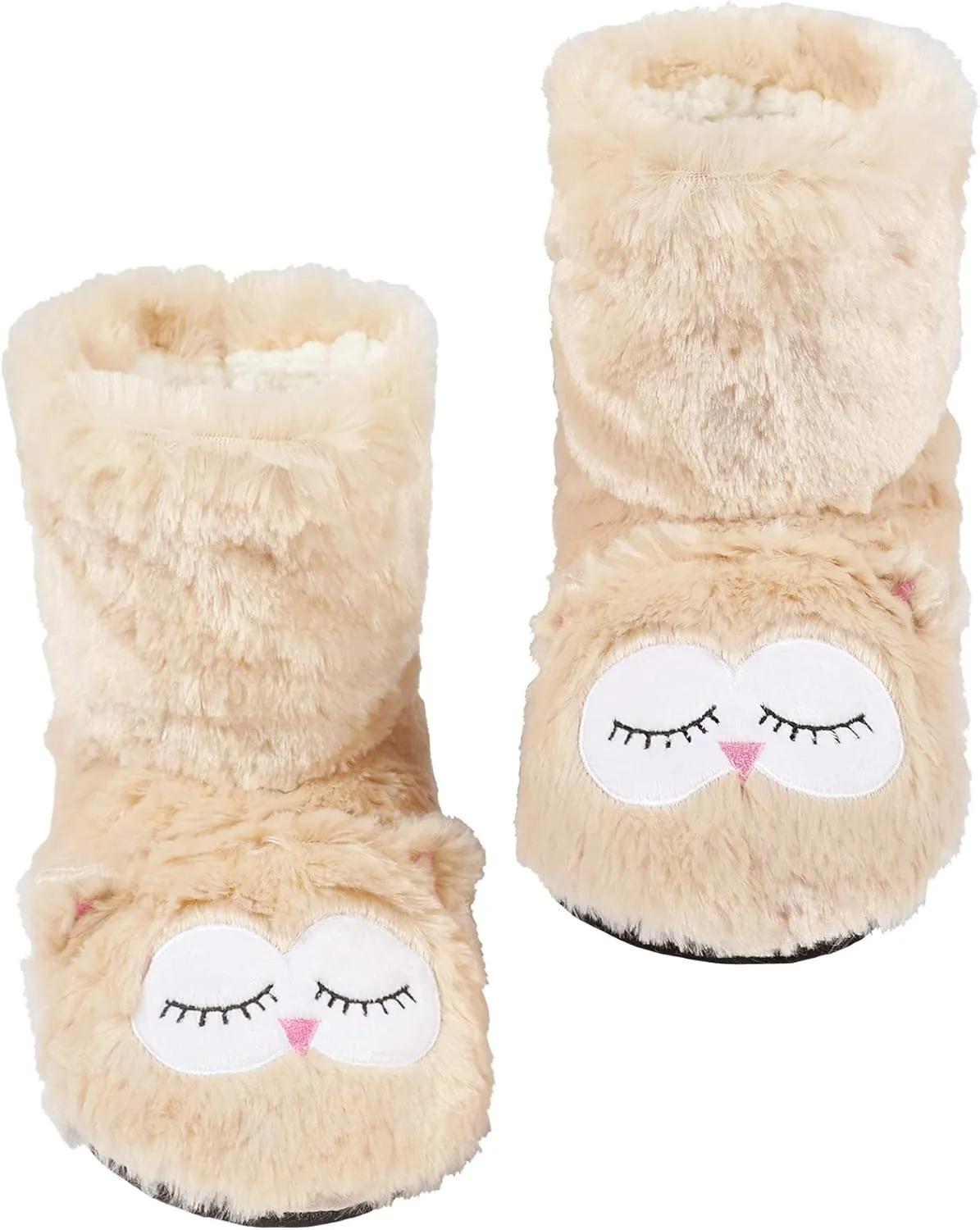 Panda Bros Slipper Socks for Women Cozy Warm Lined Fuzzy Sock Slippers Indoor Booties with Non Slip Grippers