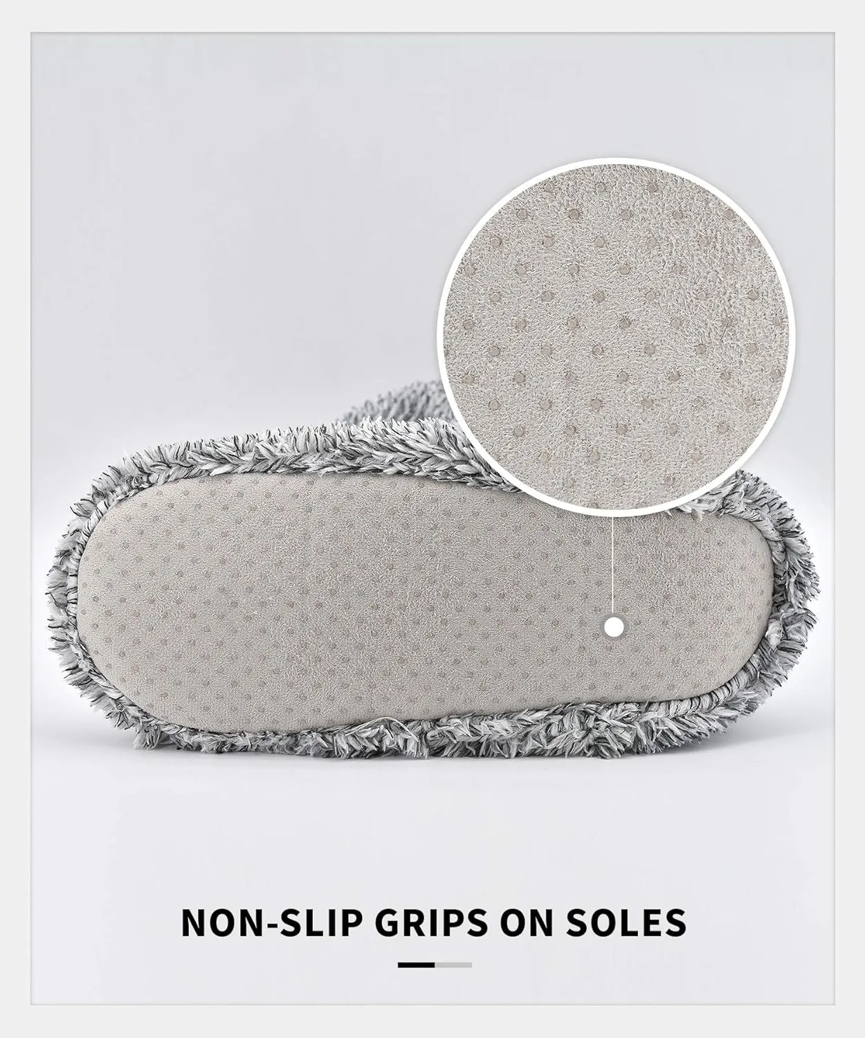 Panda Bros Slipper Socks for Women Cozy Warm Lined Fuzzy Sock Slippers Indoor Booties with Non Slip Grippers