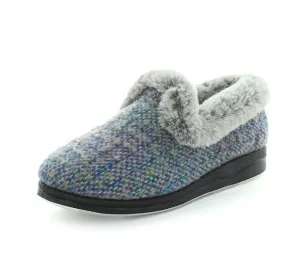Panda Emille Slipper Blue Knit