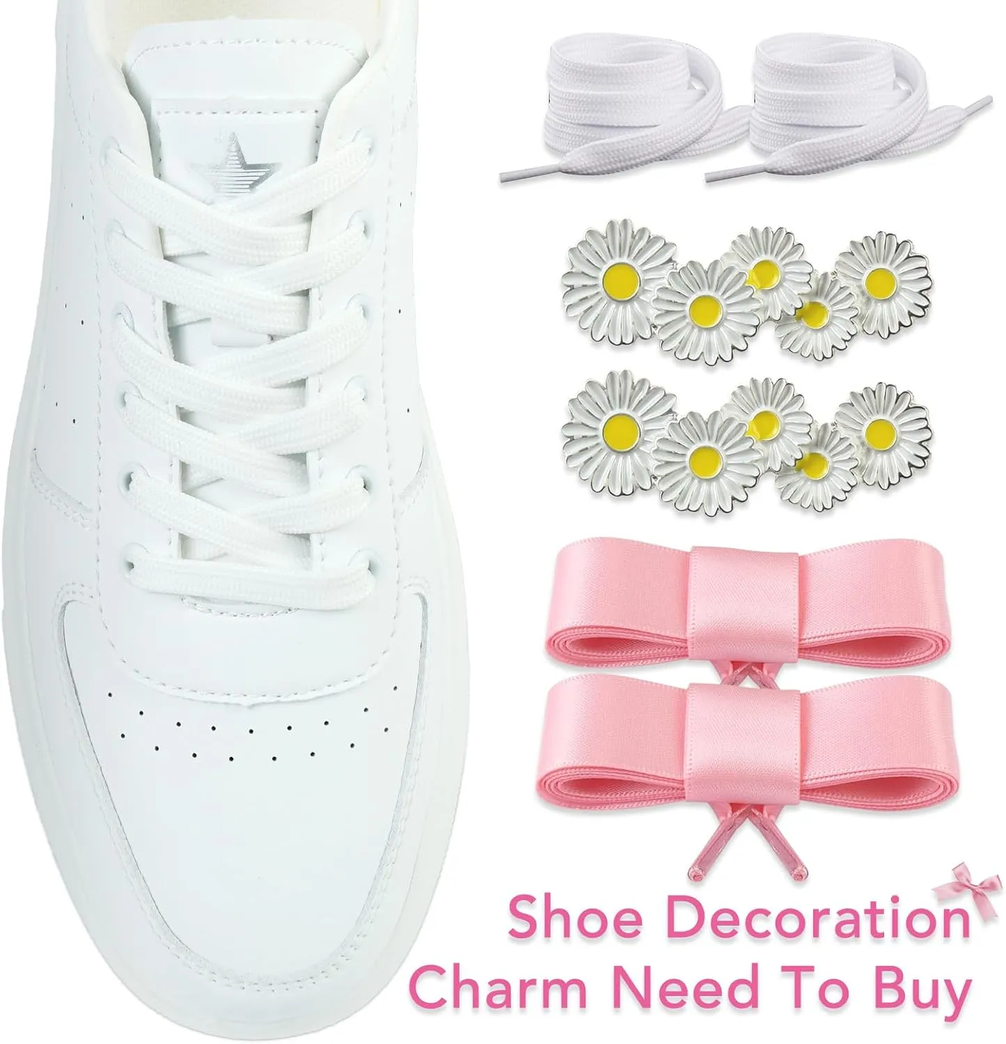 Personalized Sneakers Shoes for Bride Wedding Custom Party Monogrammed Low Top Breathable Shoes, White