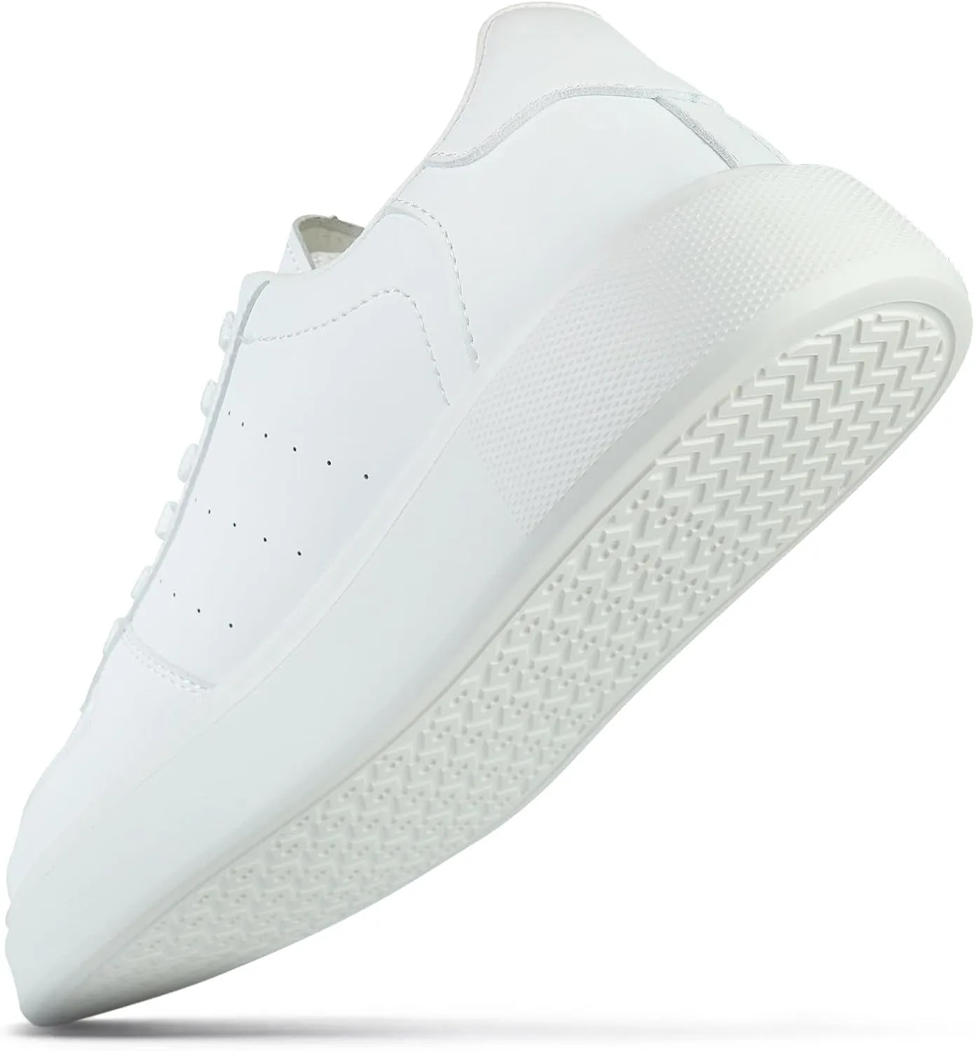 Personalized Sneakers Shoes for Bride Wedding Custom Party Monogrammed Low Top Breathable Shoes, White