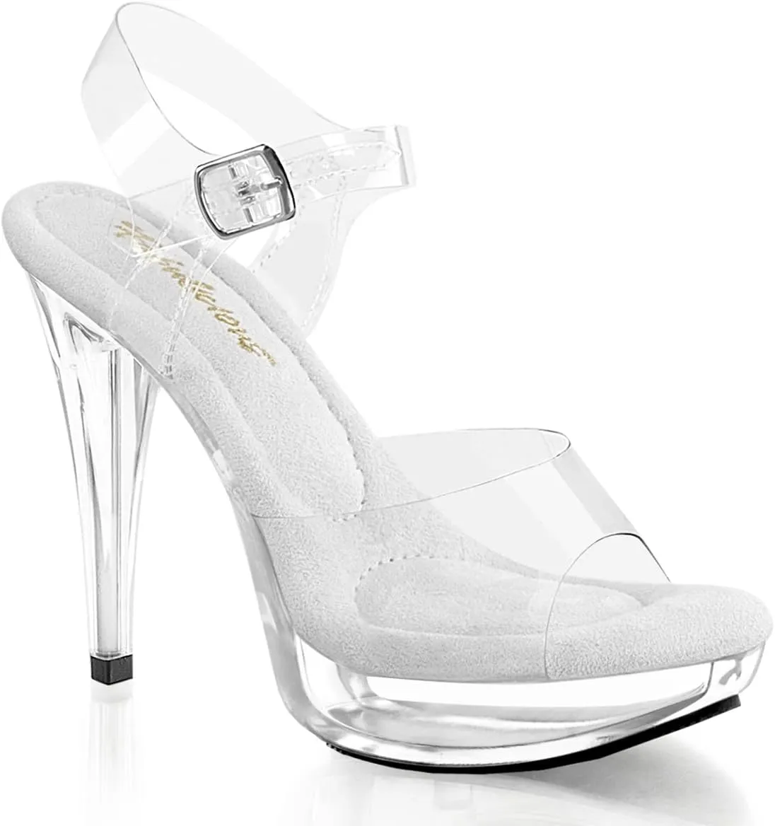 Pleaser Fabulicious Women's Cocktail-508 Ankle-Strap Sandal