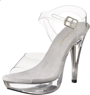 Pleaser Fabulicious Women's Cocktail-508 Ankle-Strap Sandal