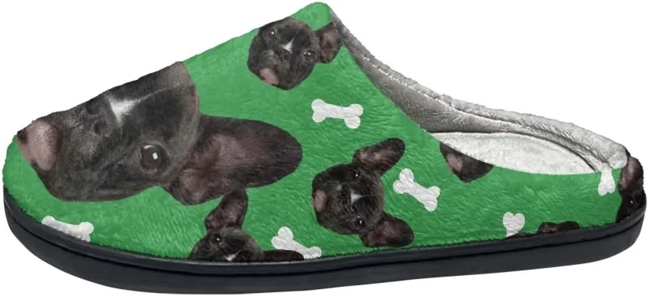 Poceacles House Slippers Women Men Fuzzy Slipper Soft Non-Slip Bedroom Slippers for Home, Travel