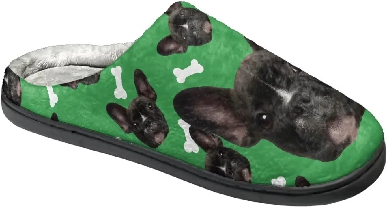 Poceacles House Slippers Women Men Fuzzy Slipper Soft Non-Slip Bedroom Slippers for Home, Travel