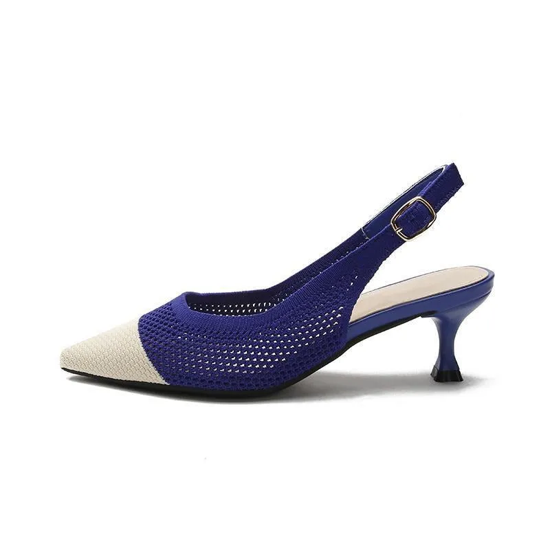 Pointed Breathable Stiletto Heel Soft Sole