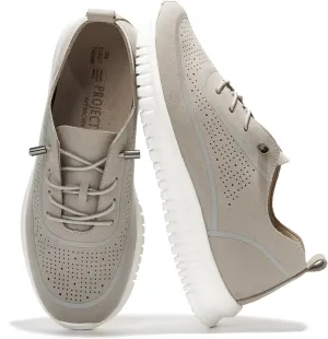 Project Cloud Shoes for Women - Lightweight Sneakers for Women with Leather Insole - Womens Slip on Shoes with Memory Foam - Machine Wash & Sockless Wear Sneakers (Daisy)