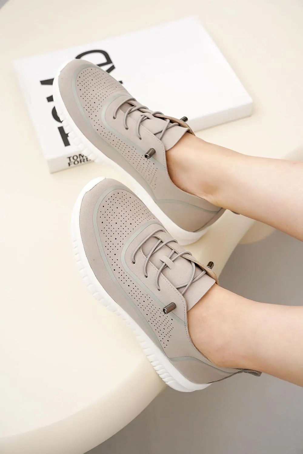 Project Cloud Shoes for Women - Lightweight Sneakers for Women with Leather Insole - Womens Slip on Shoes with Memory Foam - Machine Wash & Sockless Wear Sneakers (Daisy)