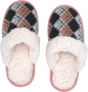 Pudus Women's Cozy House Slippers with Memory Foam & Extra-Plush Fleece Lining