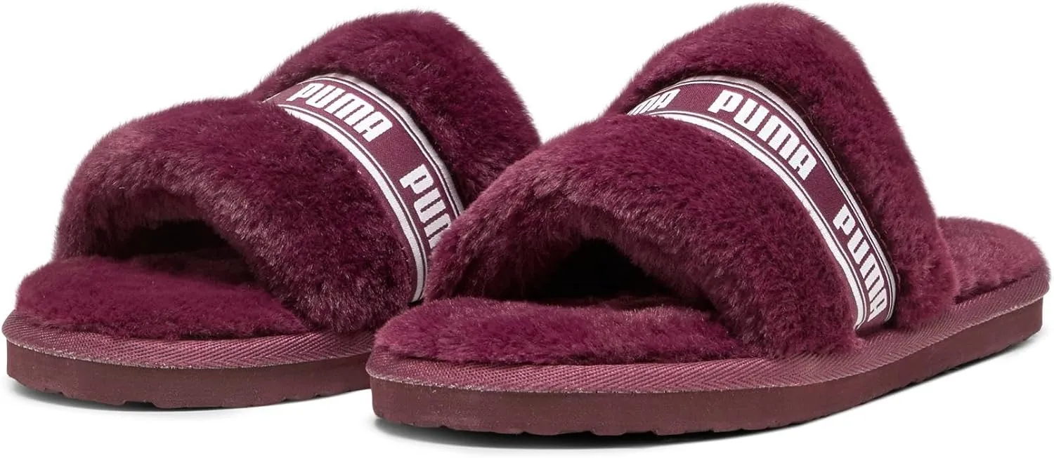 PUMA Women's Fluff Slide Slipper
