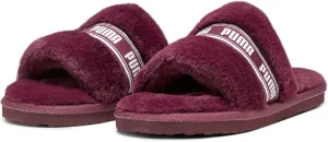 PUMA Women's Fluff Slide Slipper