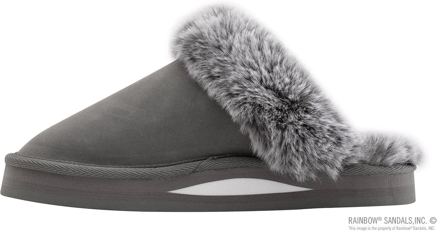 Rainbow Sandals Ladies Sunset Snugs - Premier Leather, Fleece Lined Slipper