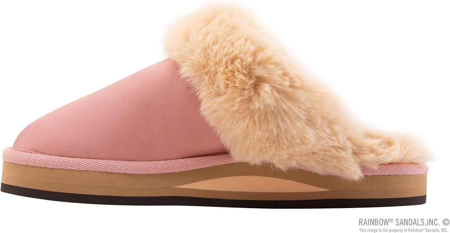 Rainbow Sandals Ladies Sunset Snugs - Premier Leather, Fleece Lined Slipper