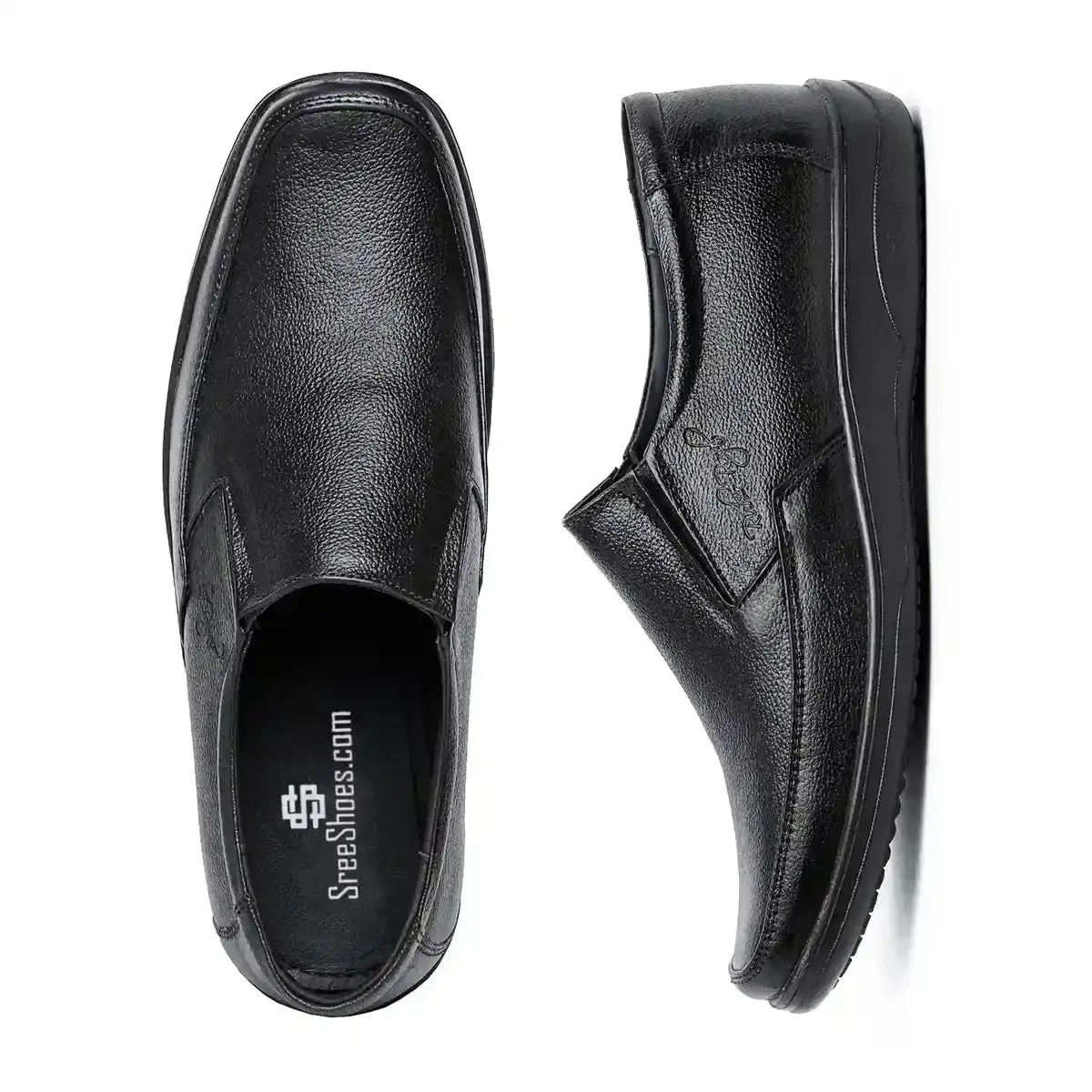 Real Leather Men's slip on Formal Loafer Shoes