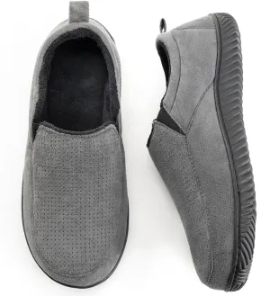 RockDove Men's Breathable Mesh Memory Foam Slipper with Nonslip Sole