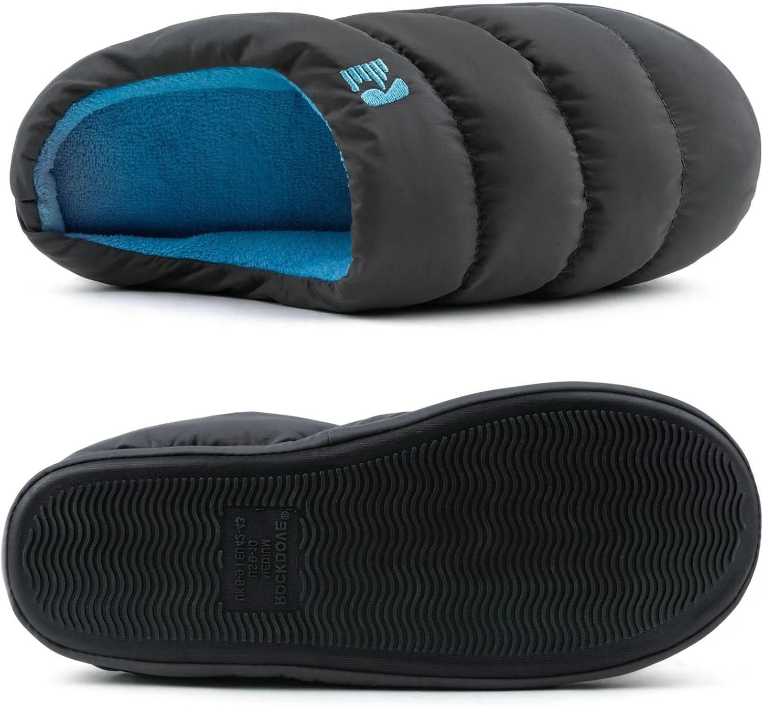 RockDove Men's Campground Memory Foam Down Slipper