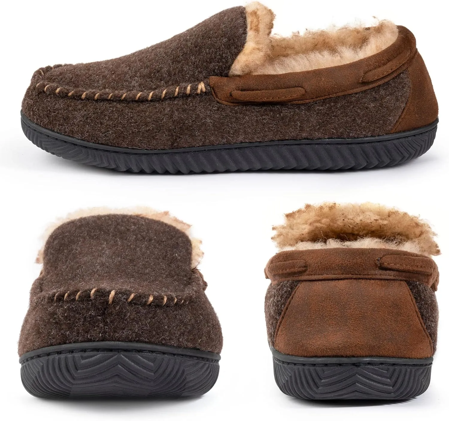 RockDove Men's Hearthfire Memory Foam Moc Slipper