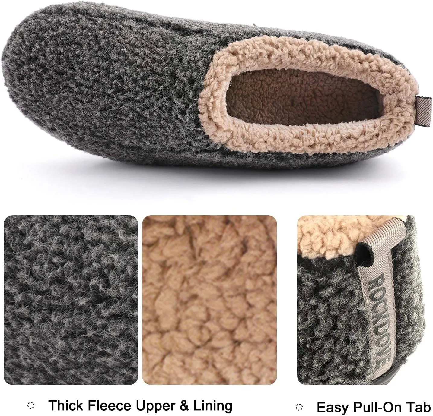 RockDove Men's Nomad Slipper with Memory Foam