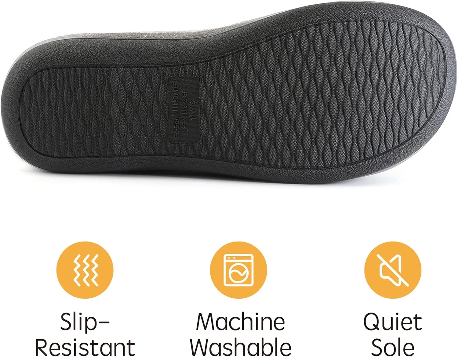 RockDove Men's Sherpa Lined Memory Foam Clog Slipper