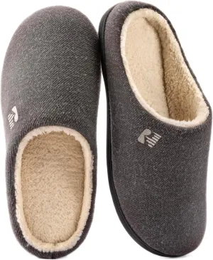 RockDove Men's Sherpa Lined Memory Foam Clog Slipper
