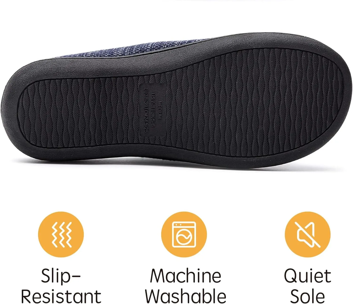 RockDove Women's Birdseye Knit Memory Foam Slipper
